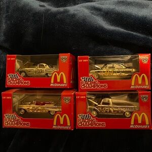 Racing Champions McDonald's Gold Diecast Cars Set